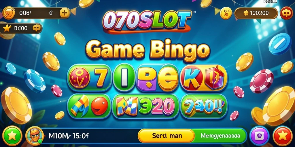 Tampilan menarik dari gameplay Bingo di 070SLOT.