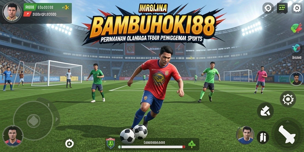 Tangkapan layar gameplay seru dalam BAMBUHOKI88 yang menunjukkan aksi olahraga.