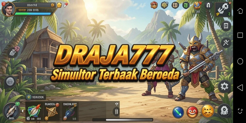 Tampilan gameplay DRAJA777 yang menarik dan penuh warna.