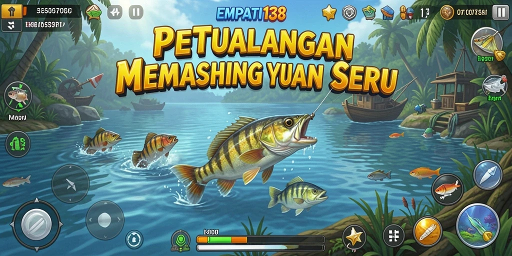 Tampilan gameplay menarik di <strong>EMPATI138</strong> yang menunjukkan aksi memancing.