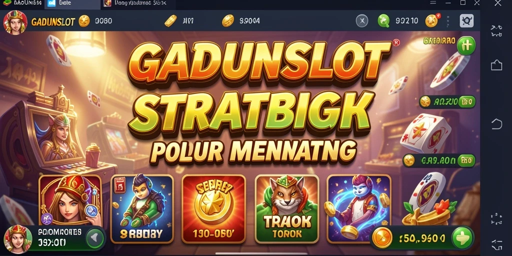 Tampilan gameplay GADUNSLOT yang menegangkan dan penuh strategi.