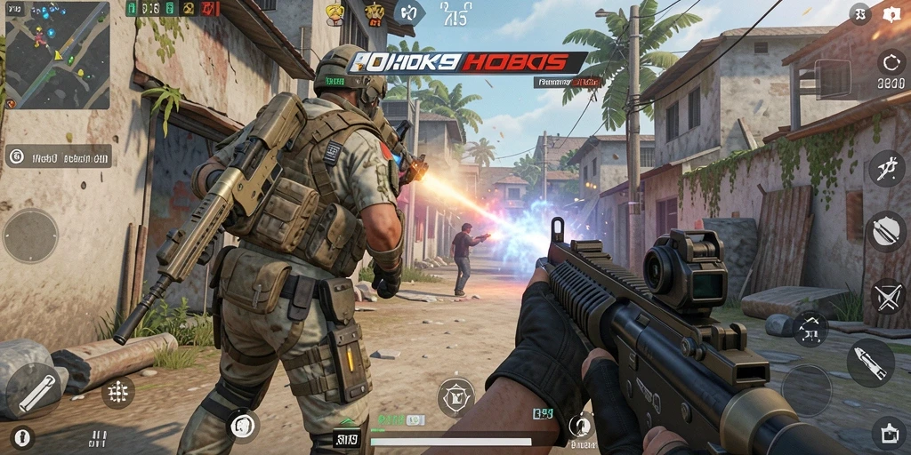 Tampilan mendebarkan gameplay HOKI9 dalam aksi penuh.