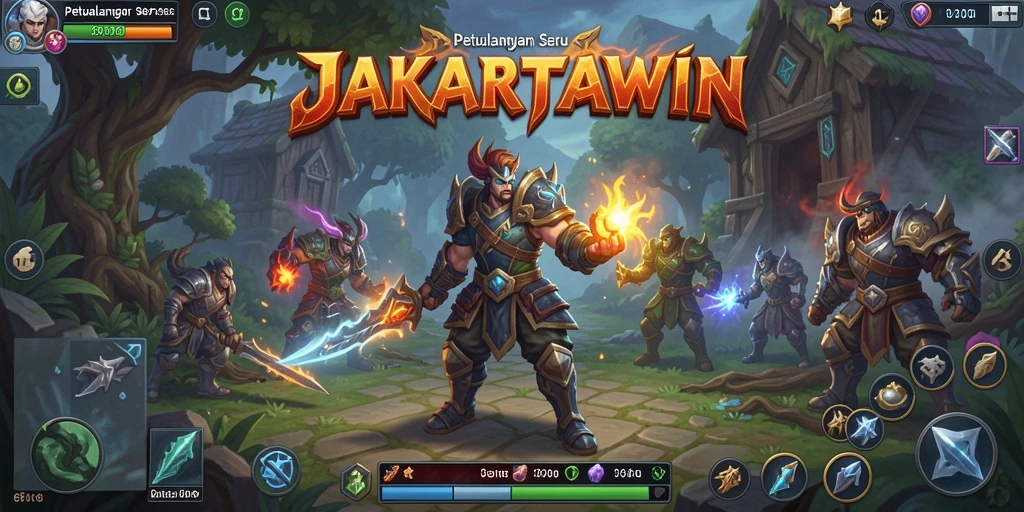Tampilan gameplay seru dan menakjubkan di JAKARTAWIN.
