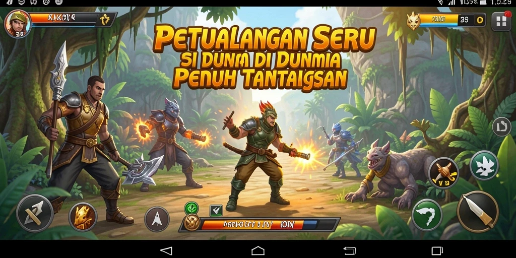 Screenshot gameplay KAKRP yang menampilkan aksi petualangan yang mendebarkan.