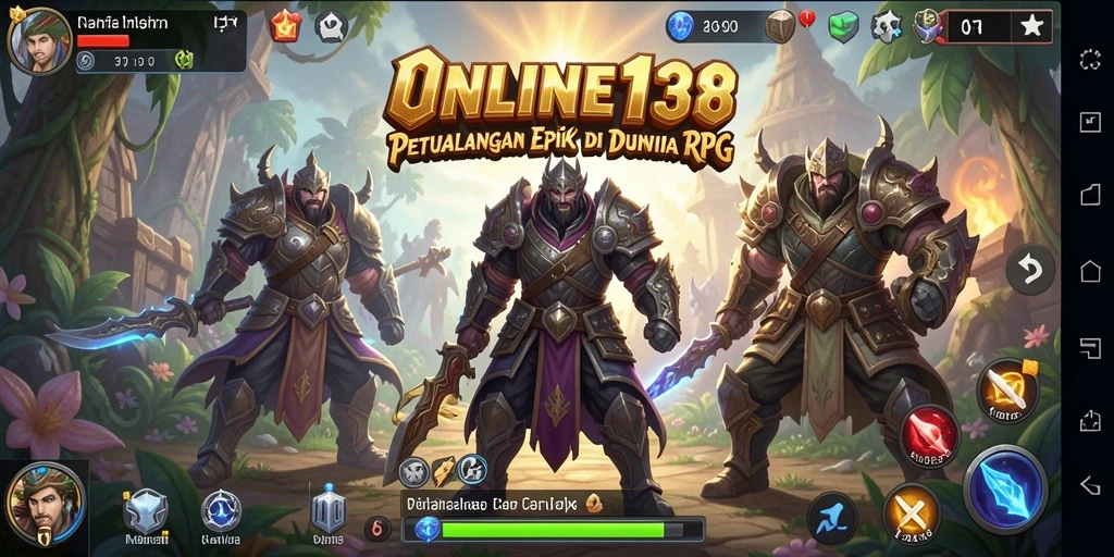 Tampilan menarik dari gameplay RPG ONLINE138 yang mendebarkan.