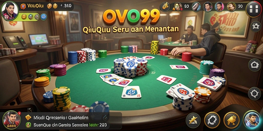 Gameplay QiuQiu yang seru dari OVO99.