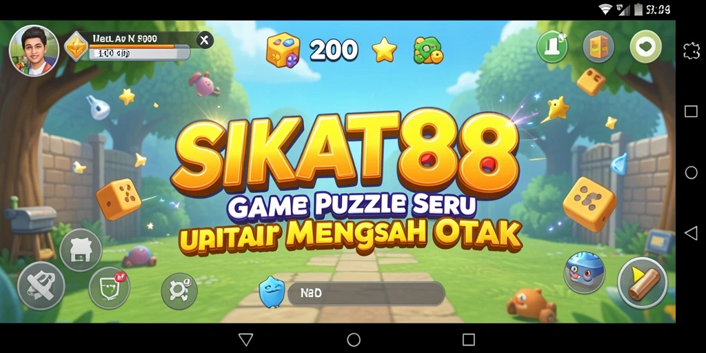 Tampilan gameplay di SIKAT88 dengan berbagai teka-teki yang menarik.